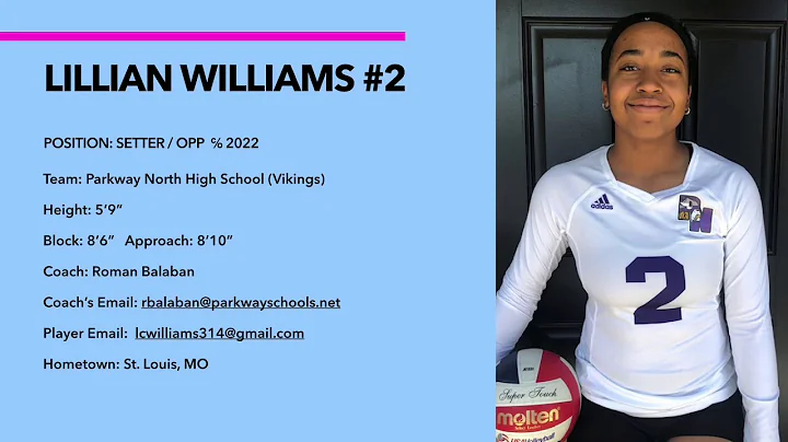 Lillian Williams #2 (Setter/OH) Volleyball Highlig...