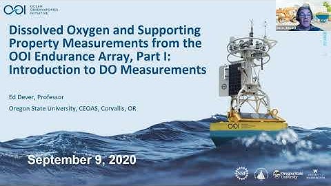 Introduction: Coastal Endurance Array Dissolved Oxygen Webinar: Five+ years of data
