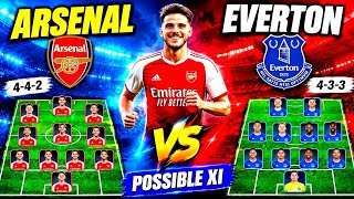 Information Arsenal vs Everton Predicted Lineups & Starting XI Analysis | Premier League 2026/27 Update