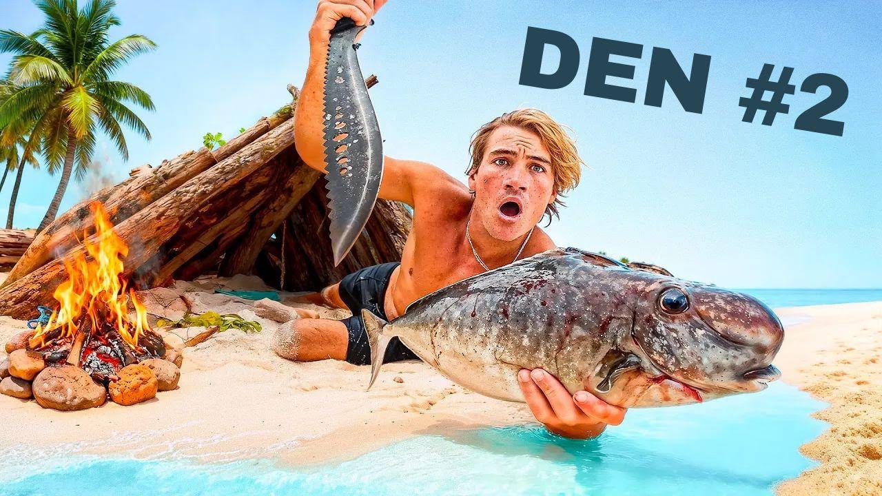 Sám na nebezpečném opuštěném ostrově: bez jídla, přístřeší i ohně