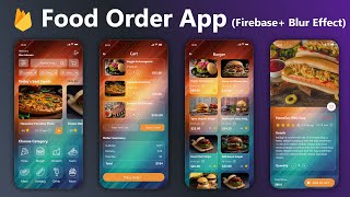 Food App with Firebase & Blur effect -how to make food ordering app? android studio tutorial screenshot 4