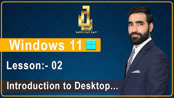 Lesson 2 Introduction to Desktop Icons, Taskbar,and Right-Click Features | Windows 11 full tutorial.