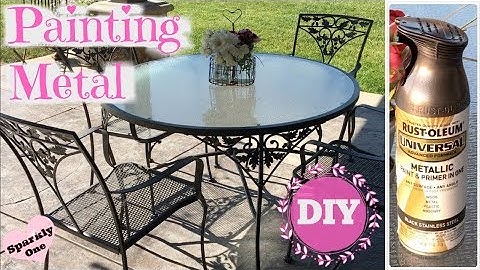 How To Paint Metal with Rust-Oleum Universal Paint