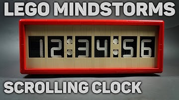 LEGO Mindstorms Scrolling Clock