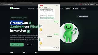 How to creat a whatsap A.I agent with META
