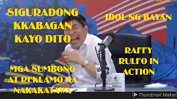 RAFFY TULFO IN ACTION,SUPER LAUGHTRIP MOMENTS@chickamate.567