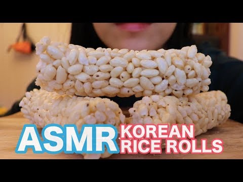 asmr-(vegan)-:-giant-korean-rice-rolls-/-super-crunchy-sounds-/no-talking