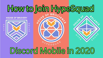 How to Join HypeSquad Discord Moblie in 2020