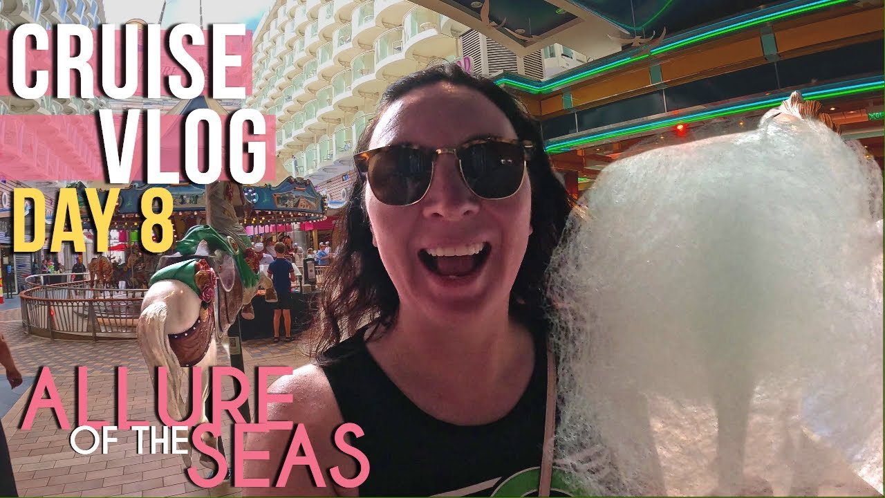CRUISE VLOG: Day 8 - Dolphins & cotton candy // Allure of the Seas Transatlantic // Royal Caribbean