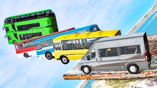 Bus Tournament #2 - Who is better? - Beamng drive
