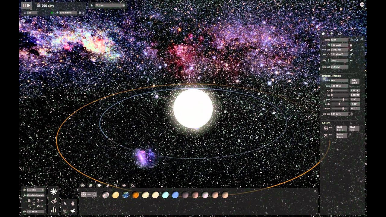 universe sandbox 2 creating a solar system