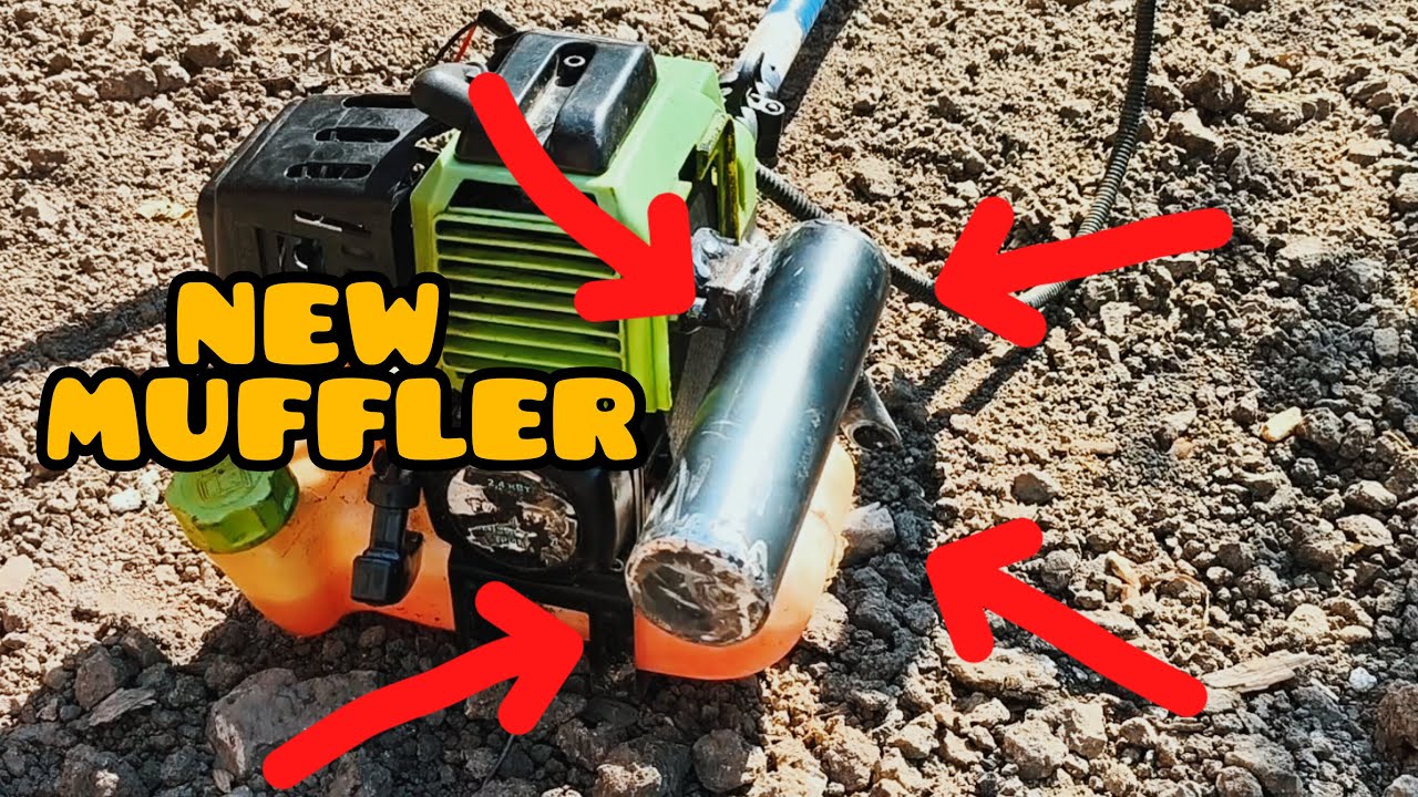 DIY Muffler for a Brushcutter