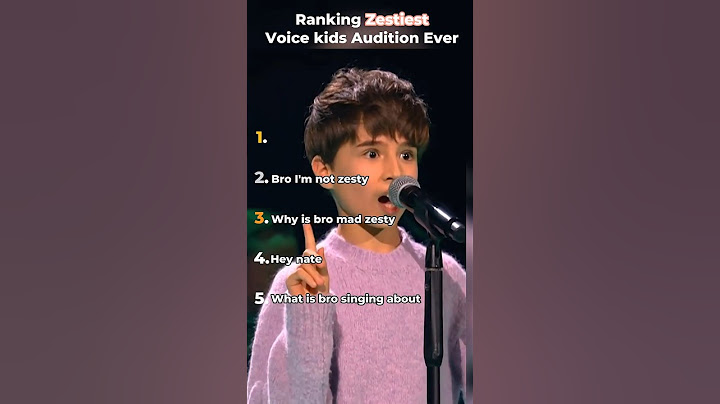 Ranking Zestiest Voice kids Audition Ever