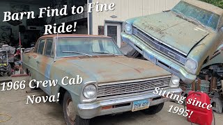 Will this 1966 Chevy 2 Nova Run Again? Sitting since 1995! by Lambvinskis Garage 2,451 views 7 months ago 38 minutes