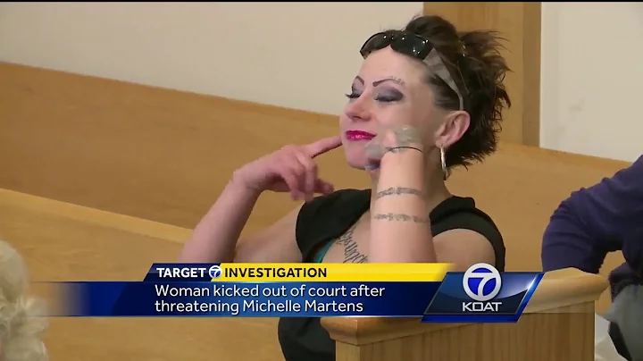 Woman kicked out of court after threatening Michel...