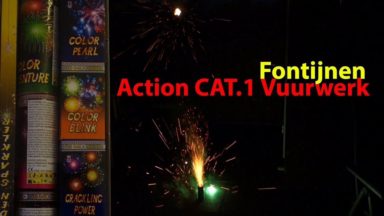 Action Vuurwerk Cat 1 Pakket 5 Euro Super Kwaliteit En Geluid Youtube