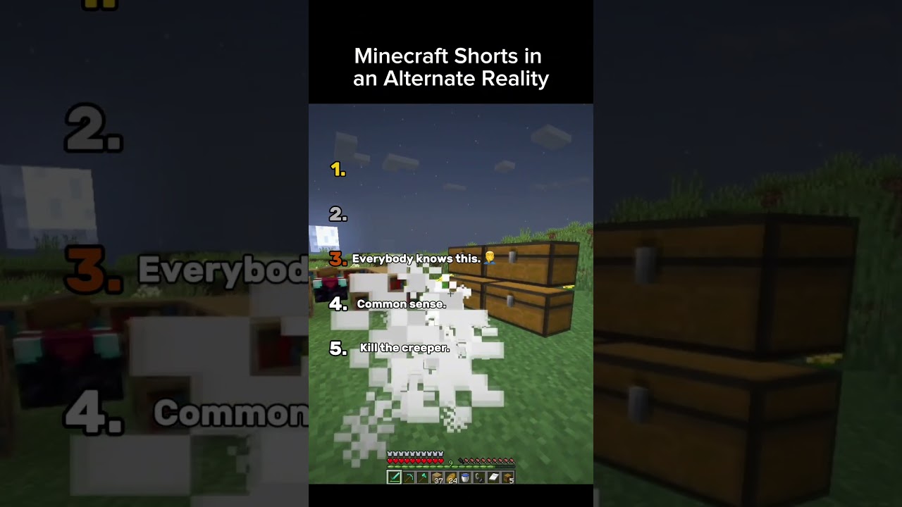 Ranking Minecraft Shorts in an Alternate Reality (part 3)