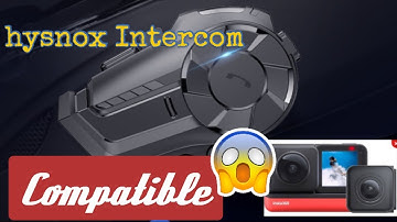 Insta360 one R Compatible w/Hysnox Intercom