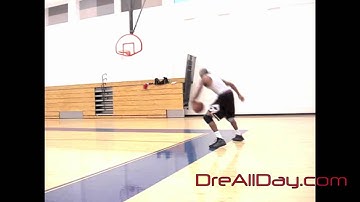 Dre Baldwin: Back-Thru Dribble, Double Crossover Layup Pt. 1 | Basketball Attacking From Wings