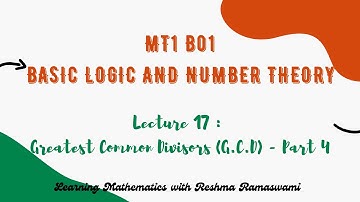 Greatest Common Divisors (G.C.D) | Part 4 - Section 3.1 | 1st Semester B.Sc. Mathematics Core Paper