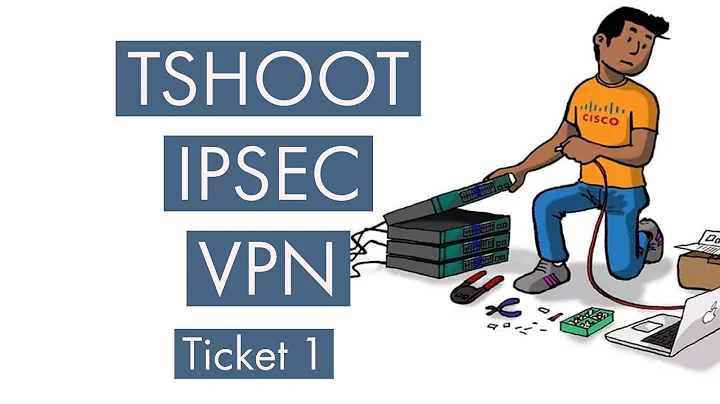 Network Troubleshooting Ticket | IPSEC VPN (Ticket 1) | in English | TSHOOT | CCNP | CCIE|