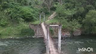 Puente colgante Progreso de Zaragoza municipio de Coahuitlan Veracruz