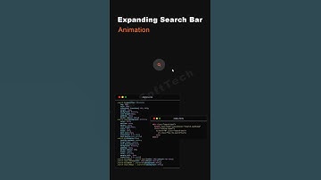 Expanding Search Bar in HTML CSS #searchbar #animation #webdesign #animatedbutton #shorts#shortsfeed