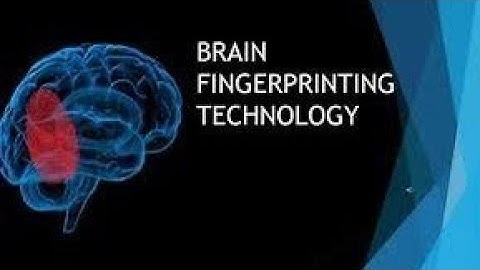 Brain fingerprinting technique in one shot .