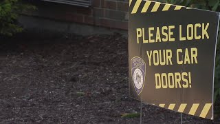 Police investigating several car break-ins in Suffield, CT
