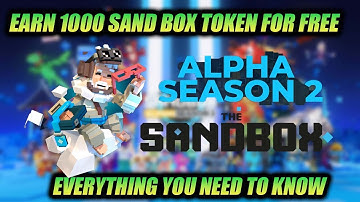 SANDBOX - EARN 1000 SANDBOX TOKEN FOR FREE PLAYING  IN HINDI
