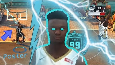 NBA 2k20 MOBILE ZION WILLIAMSON BUILD IS THE BEST DUNKING BUILD!