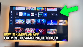 How To Remove an App from Your Samsung CU7000 TV: Uninstall or Hide Unused Apps! screenshot 3