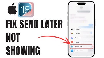 Fix Send Later Not Showing | Schedule Messages On iMessage [2025 Update]