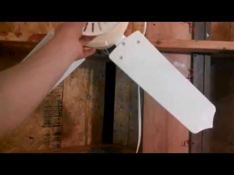Repairing a Lasko Type 36 CL Ceiling Fan (sold at WalMart)