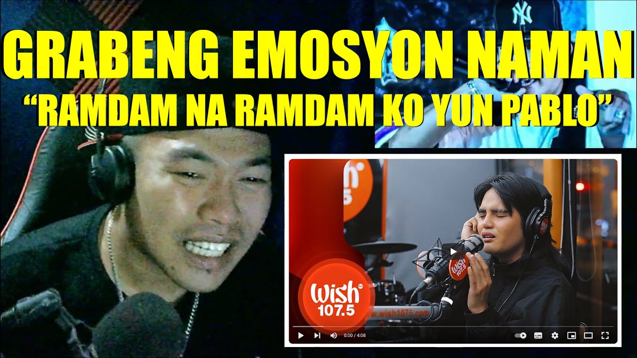 GRABE, SUPER EMOTIONAL! | PABLO "The Boy Who Cried Wolf" LIVE on Wish 107.5 Bus | REACTION VIDEO