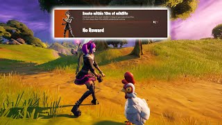 Emote Within 10M Of Wildlife - Fortnite Grim Fable Challenge