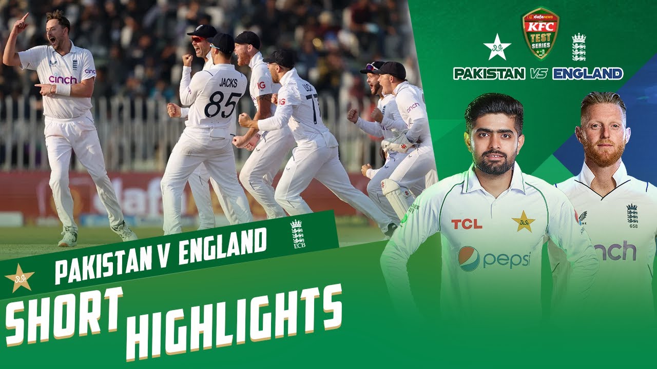 Short Highlights Pakistan vs England 1st Test Day 5 PCB MY1T