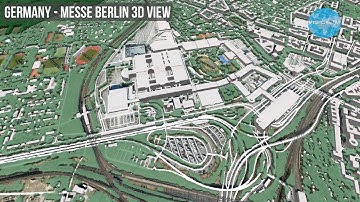3D Map of Messe Berlin (INTERGEO 2023)