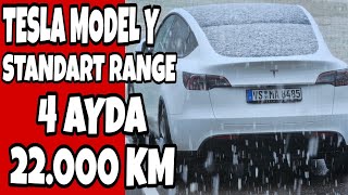Tesla Model Y Standard Range ile 4 Ayda 22 Bin Km