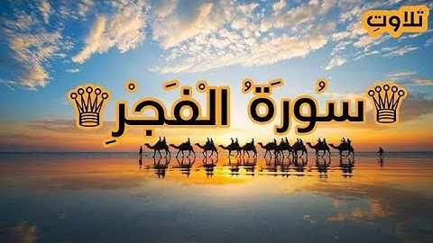 Surah Al-Fajr (The Day Break) Full | By  | With سورة الفجر - Text Qari Al Fateh #surahalfajr