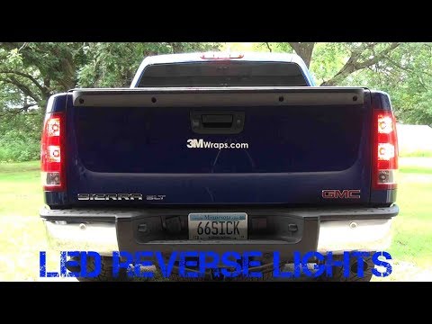 Installing LED Reverse Lights (2012 GMC Sierra)