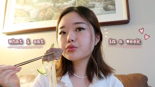 what i eat in a week as a korean college student | midterms week 