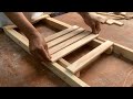 Mr  Phong&#39;s Smart Wooworking Idea //  How To Make A Simple And Easy Folding Chair To Save Wood
