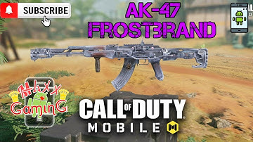 CODMobile - AK-47 Frostbrand (҂●▽●)⌐╦╦═─