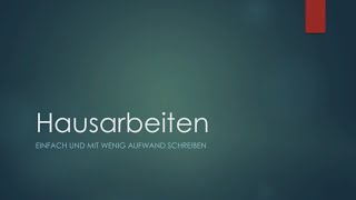 Teil 1 Einführung - Hausarbeiten/Seminararbeiten erfolgreich schreiben - Der Kurs