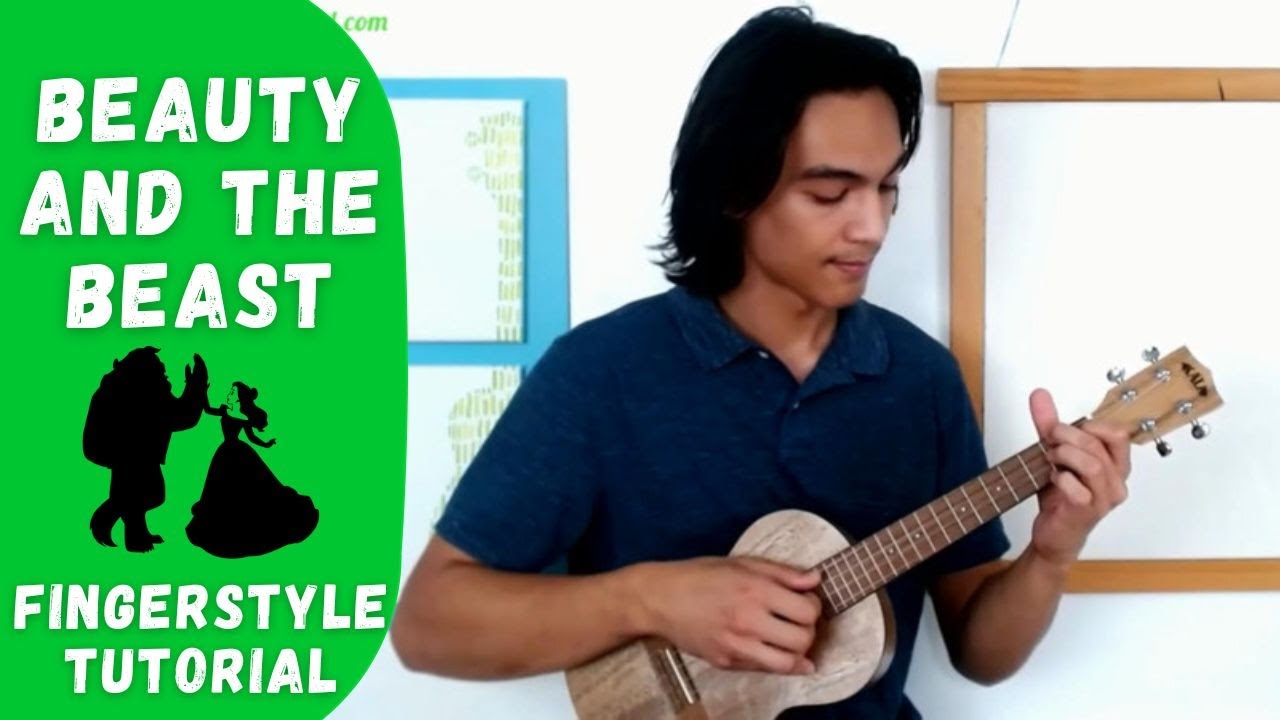 Beauty And The Beast Ukulele Fingerstyle Tutorial YouTube