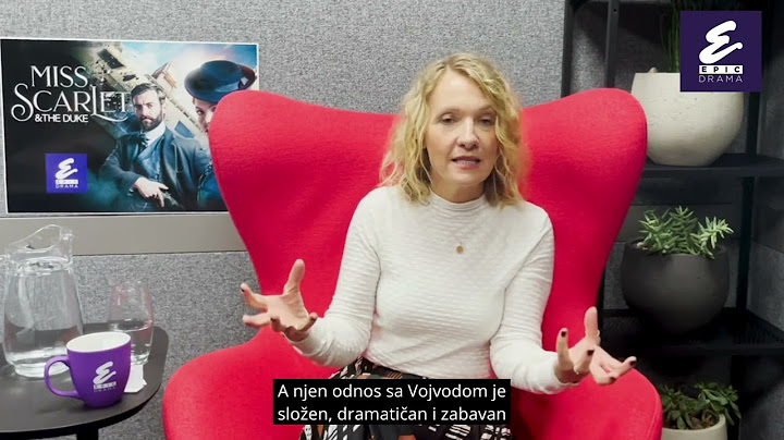Intervju sa kreatorom serije Gospođica Skarlet i Vojvoda | Epic Drama