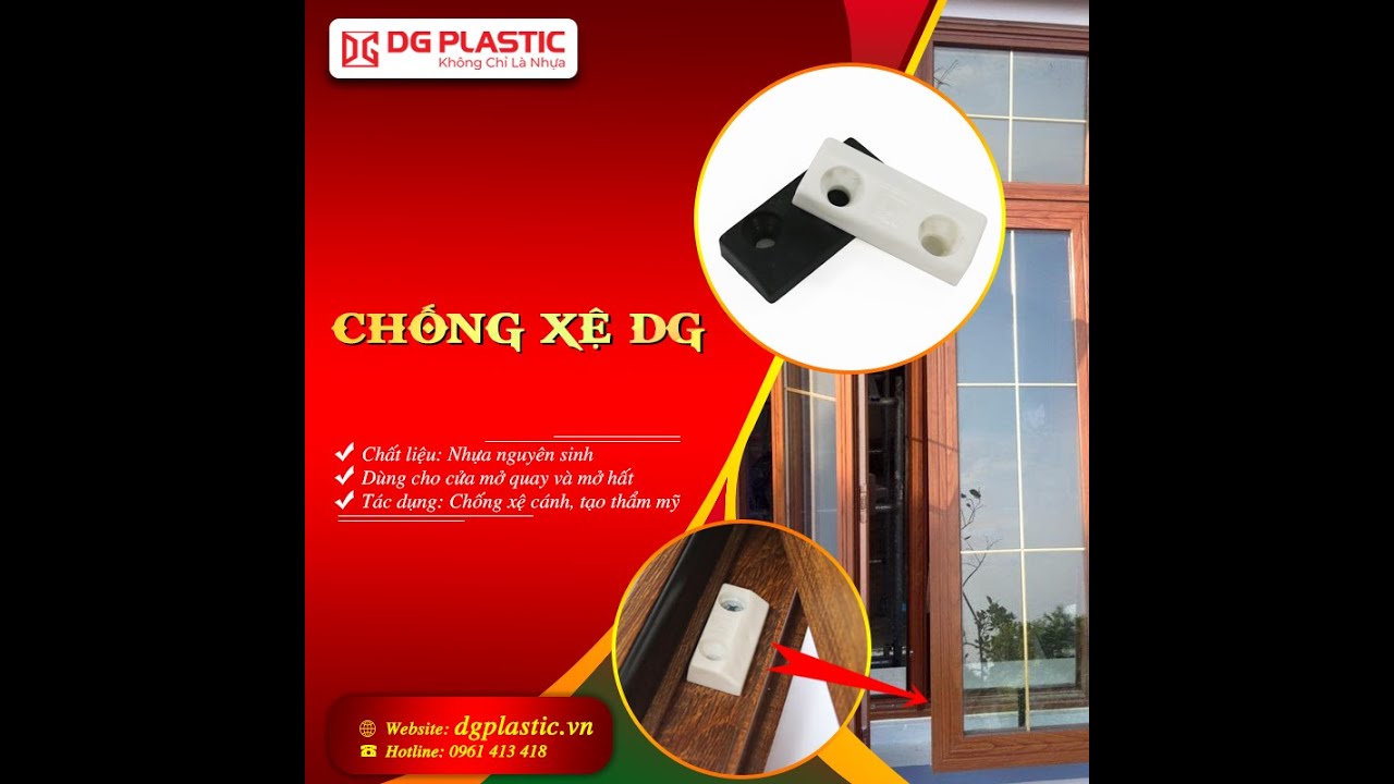 Chống xệ DG | Chống xệ cửa nhôm | DG Plastic - Phụ kiện cửa cao ...