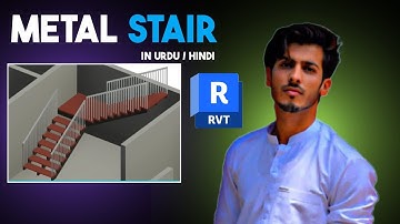 Create Elegant Metal Stair In Revit In Hindi\ Urdu | Steel Stair In Revit 2022 | Architecture Lab
