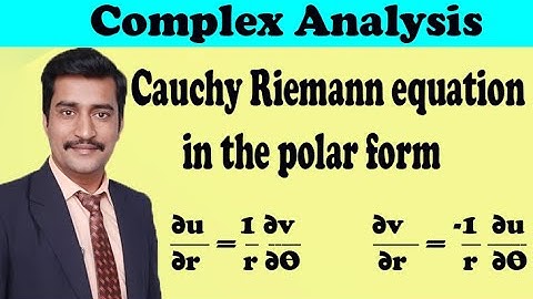 Cauchy Riemann equation in the polar form simple steps by EASY MATHS EASY TRICKS